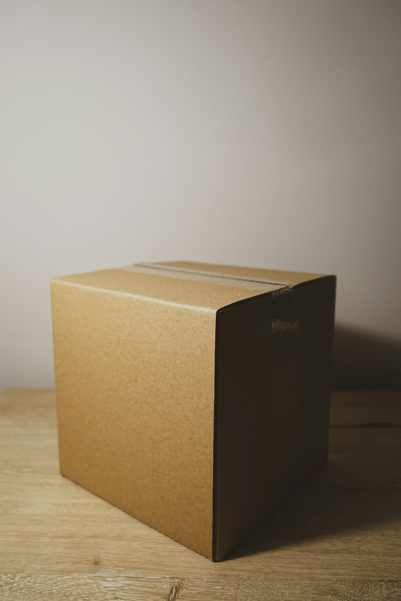 A sealed, marked carton ready for shipment
